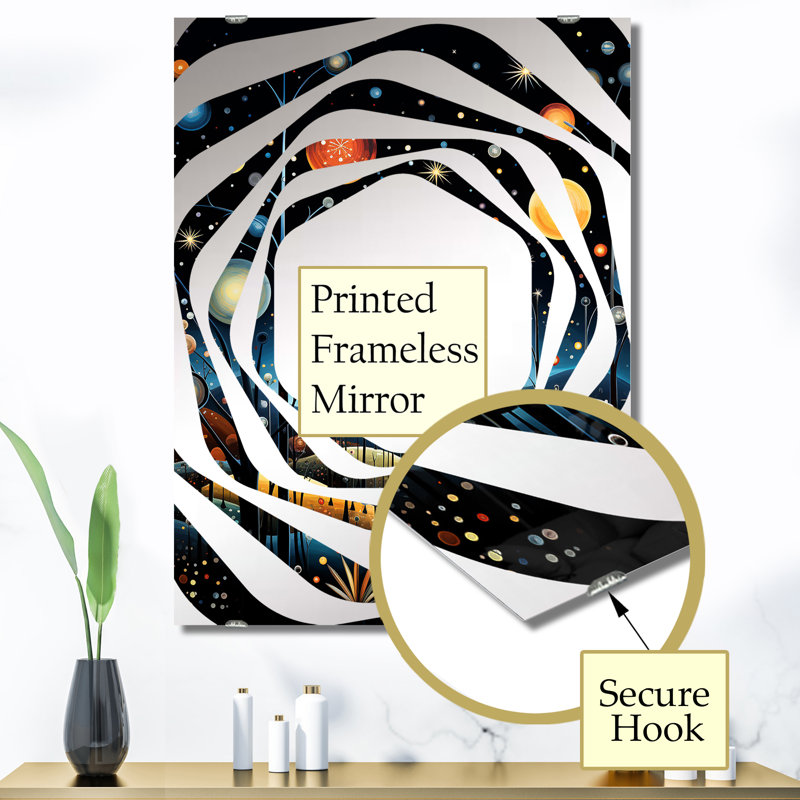 Faina - Miroir mural fantastique MIR133732, 40 po x 30 po