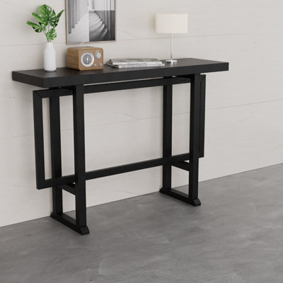 Table de salle à manger à hauteur de comptoir en bois aggloméré 42,13 po
