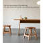 Table de bar rectangulaire en noyer récupéré-823509181-823509182