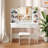 Baidy Vanity Set with Lighted Mirror and Stool