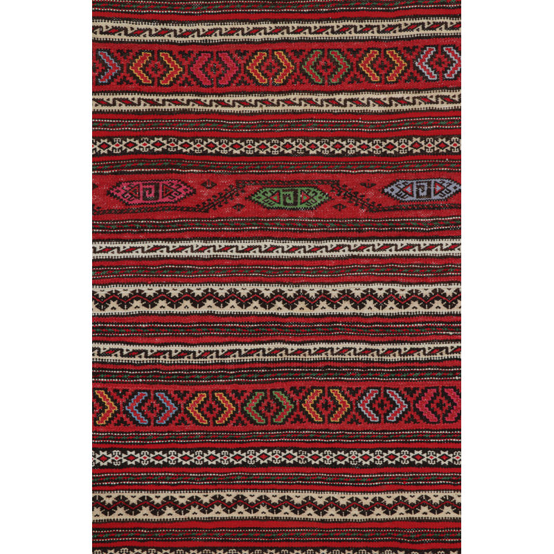One-of-a-Kind Runner 3'1" X 7'3" Hand Knotted Area Rug