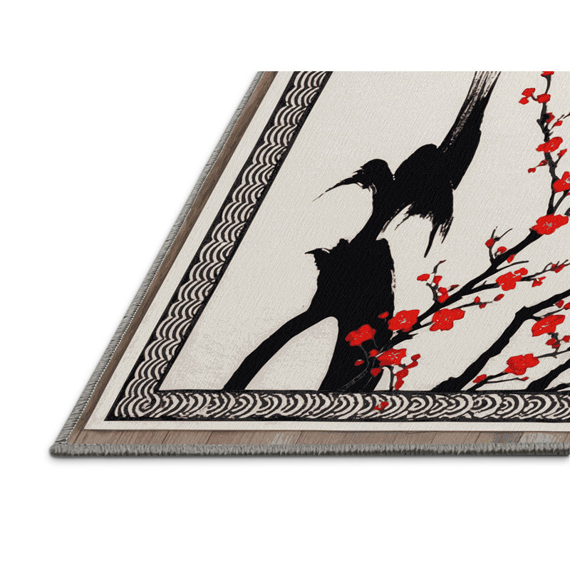 Tapis Crimson Tides, Rectangulaire 2 pi x 3 pi