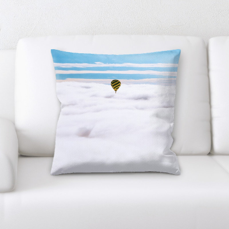 Microsuede Reversible Throw Pillow