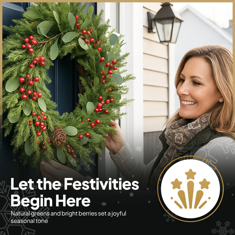 Polyethylene 100cm Wreath