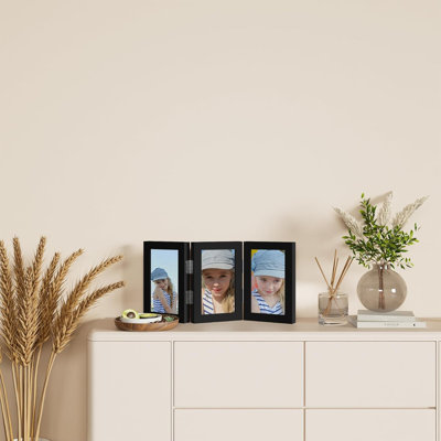 Standard Goods Home Decor 8x10 Inch Black Front Loading Frame, 6-Pack