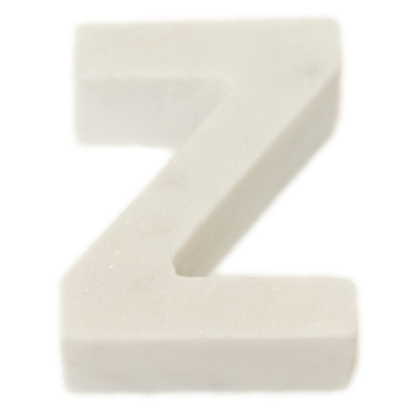 Zeb Text & Numbers Letter Block, Z