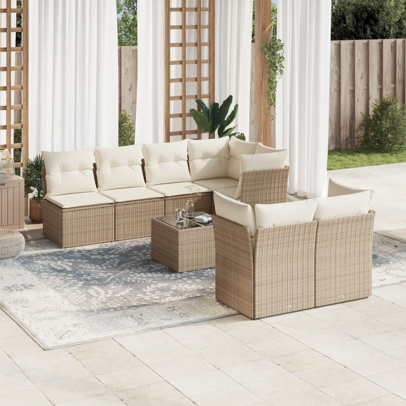 Ensemble de canapé de jardin Vidaxl