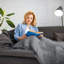  Darcy Tassel Blanket/Throw For Sofa Chair Bed Charcoal-1572176926-1572176923