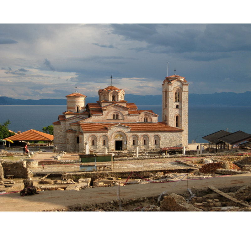 Saint Panteleimon Monastery, Ohrid, 14" H x 18" W