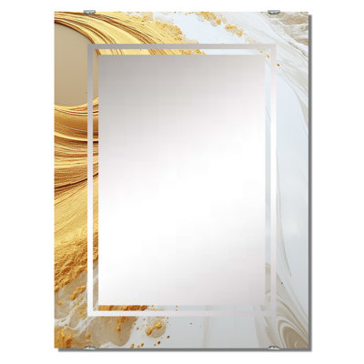 Ajaysia - Abstract Modern Spiral Wall Mirror MIR137924