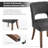 Upholstered Dining Side Chairs Set of 4-705286539