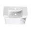 Meuble-lavabo mural avec lavabo en céramique blanche-27076899