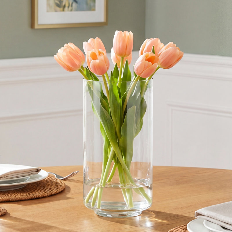 Perry And Grey Glass Wide Vase