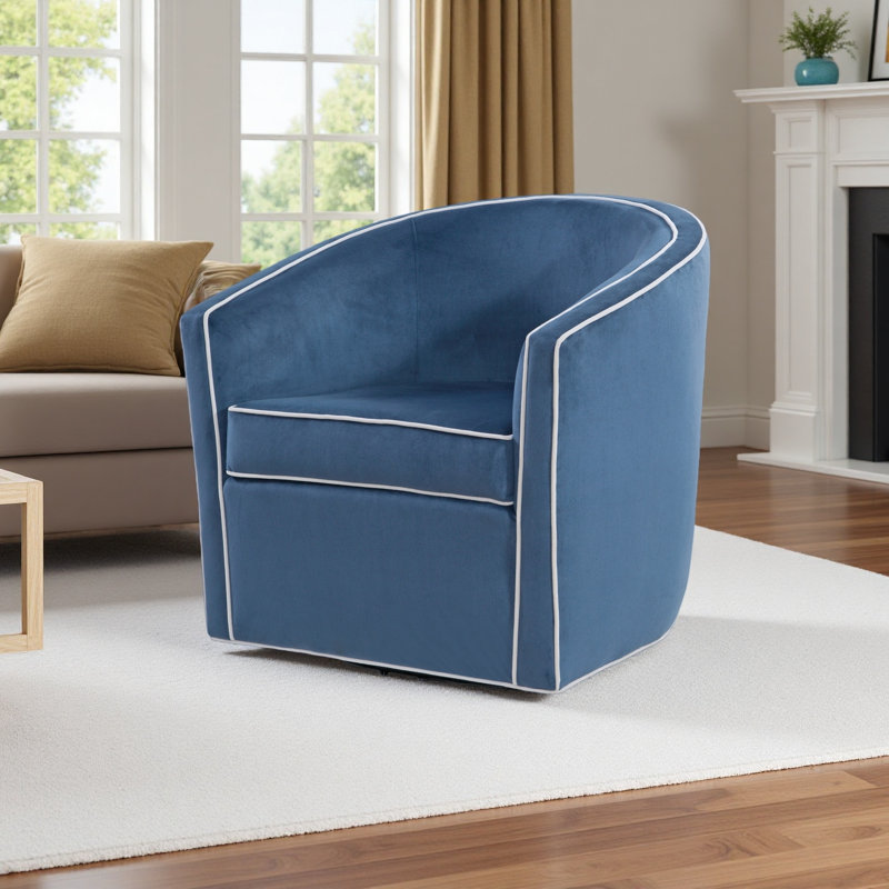 Chaise pivotante, Bleu
