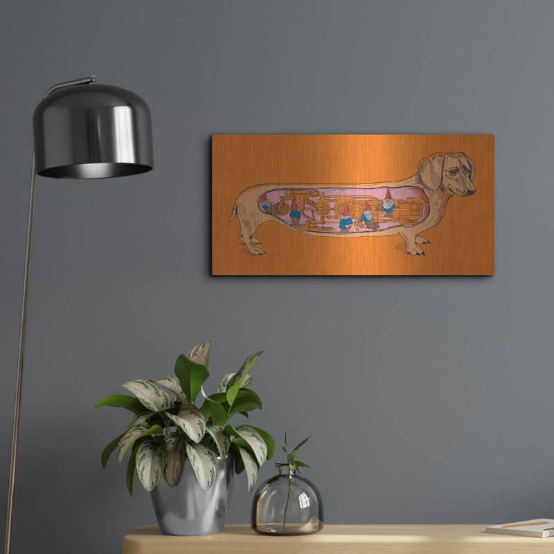 «Dachshund» par Rachel Caldwell, H 12 po x l 24 po