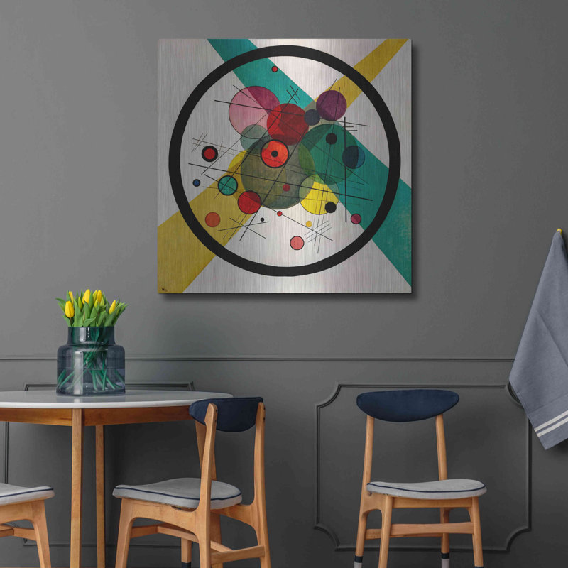 " Circles In A Circle " by MASTERS, 36" H x 36" W