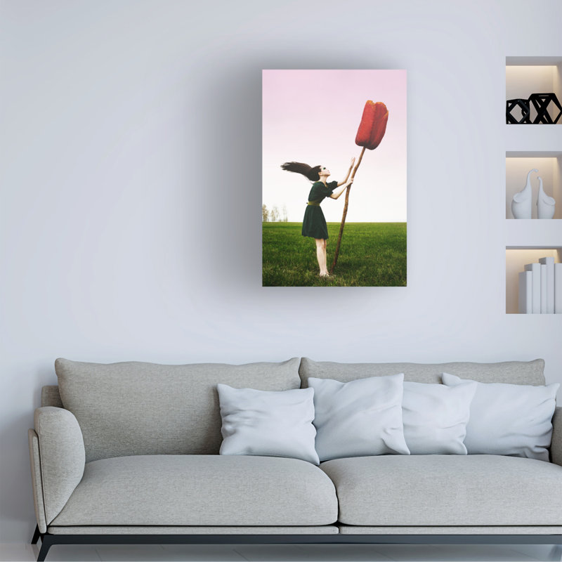 Ciel ouvert sur toile, L 16 po x H 24 po