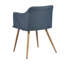 Agra 47cm H Polyester Blend Upholstered Armchair in Gray-724377855