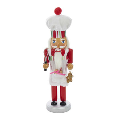 Casse-noisette chef en bois