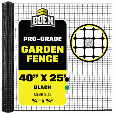 Green Garden Fence 4 pi x 50 pi, clôture extérieure temporaire pour chien, lapin ou cerf, filet de jardin en plastique