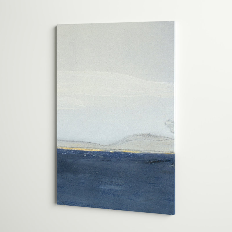 «View To The Shore Diptych II» par Rob Delamater, reproduction sur toile tendue, H 48 po x l 32 po
