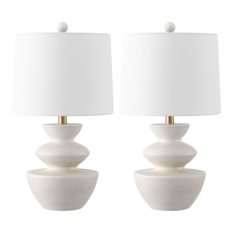 Serra 18 Inch Resin Table Lamp Set Of 2