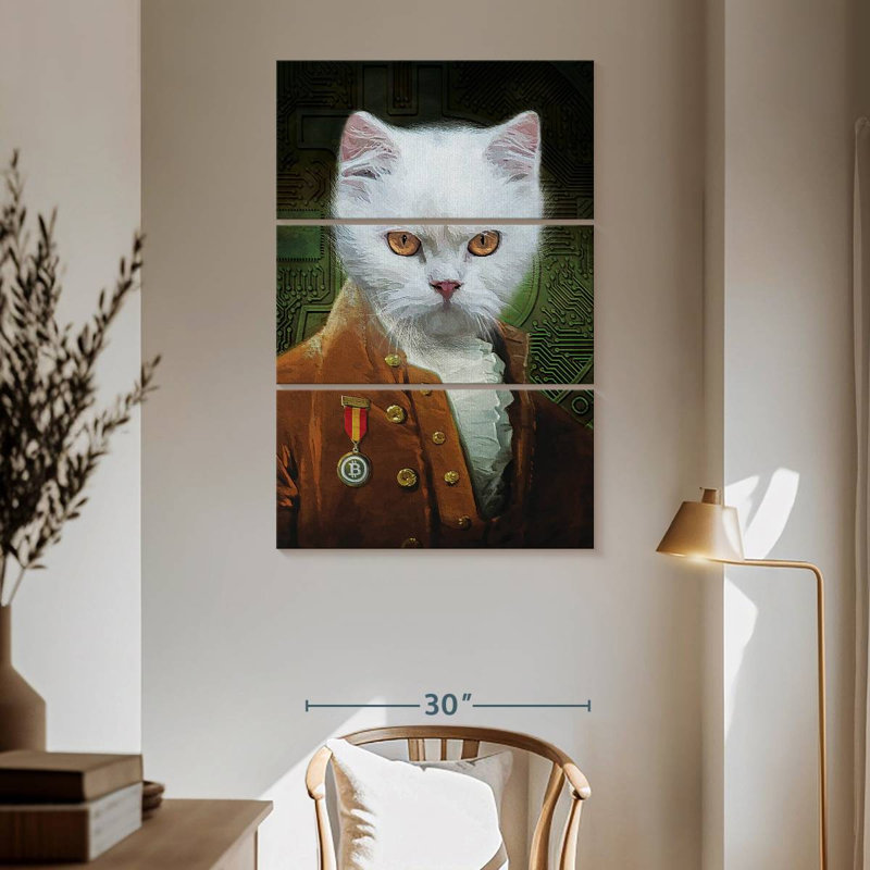 Ketti Cat In Clothes, 65" H x 42" W