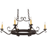 Greenbriar Oak 6 - Light Chandelier