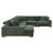 Amritbir Corduroy U-Shaped Sectional Right Hand Facing-241824809