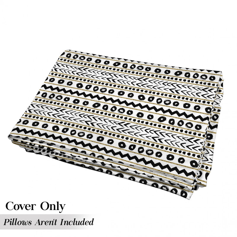 Housse de coussin abstraite, H 2 po x l 36 po x P 88 po
