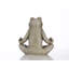 Statue grenouille assise en posture de lotus