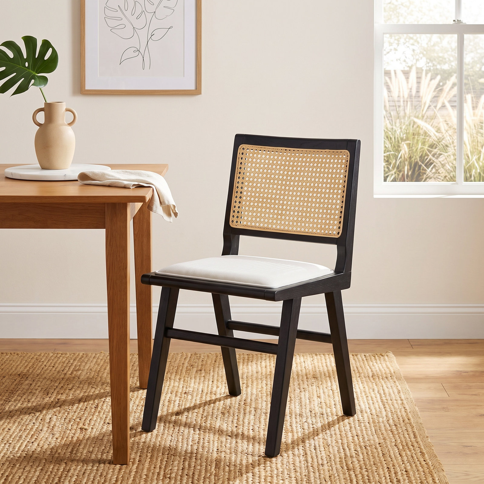 Arieana Dining Chair, Black
