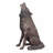 Ducale Wolf Metal Garden Statue