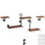 Tablette flottante en bois massif 5 pièces Jennavie
