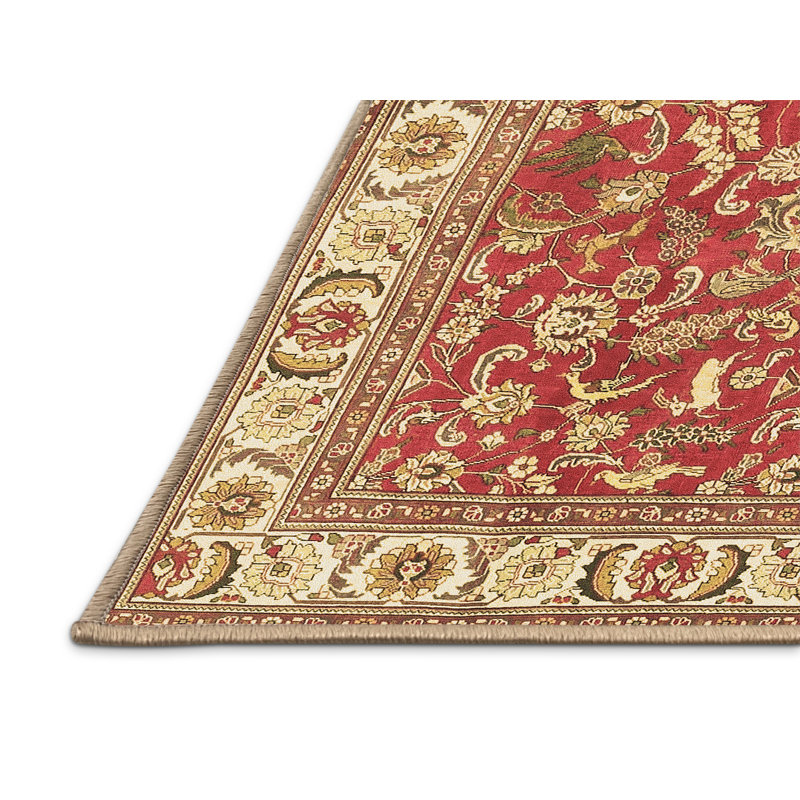 Lutalo Performance Oriental Indoor Rug, Rectangle 6' x 9'