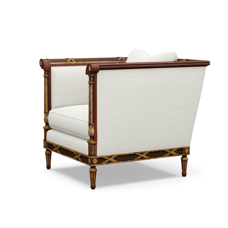 The Regent's Visit  Accent Chair, Merino Pearl (Performance fabric) 1360-91