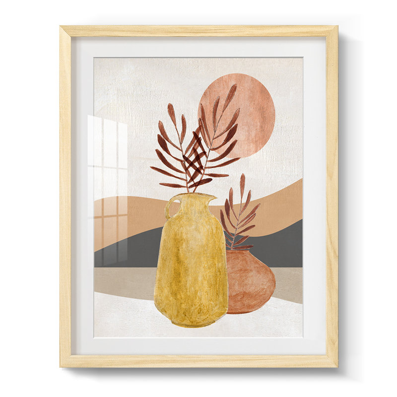 Impasto I - Toile tendue avec châssis, H 25,5 po x l 17,5 po, Naturel