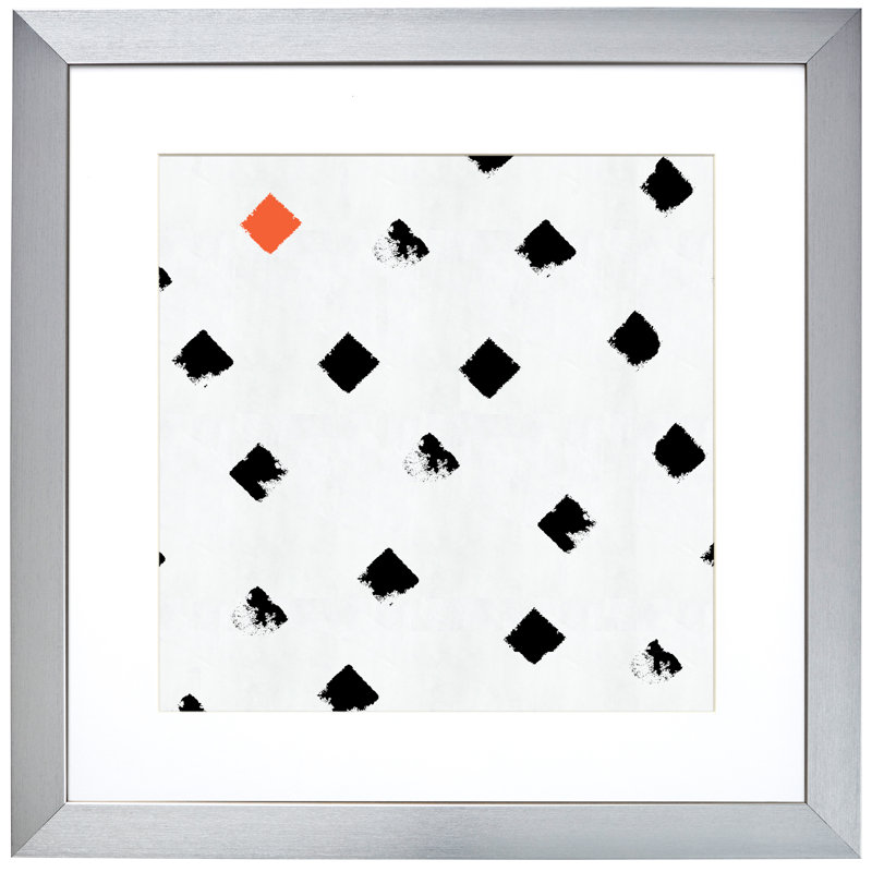 Cadre pour photo simple Blairs, Argent, 12 po x 12 po emmêlé à 9 po x 9 po