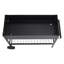 Lit de jardin surélevé noir, bac à fleurs en métal galvanisé de 42,5 po x 19,5 po x 31,5 po (31,97 lb), surélevé avec des pieds (2 roues) - idéal pour la cour / jardin / patio / balcon, acier inoxydable de 0,8 mm, trous de bonde supplémentaires , Comprend les étiquettes / gants / outils / sac