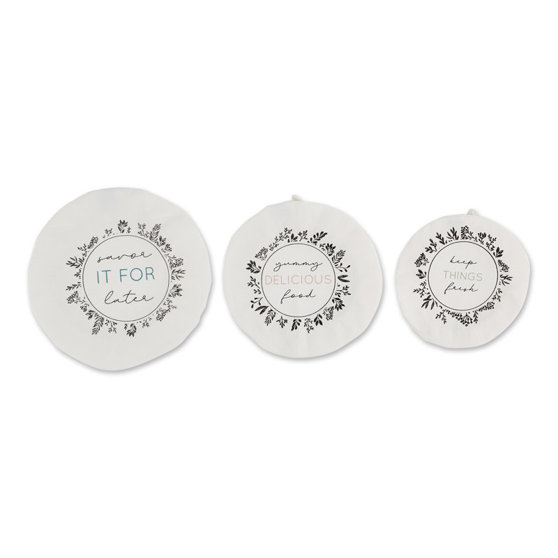 Ensemble de 3 assiettes réutilisables Design Imports Fresh Kept