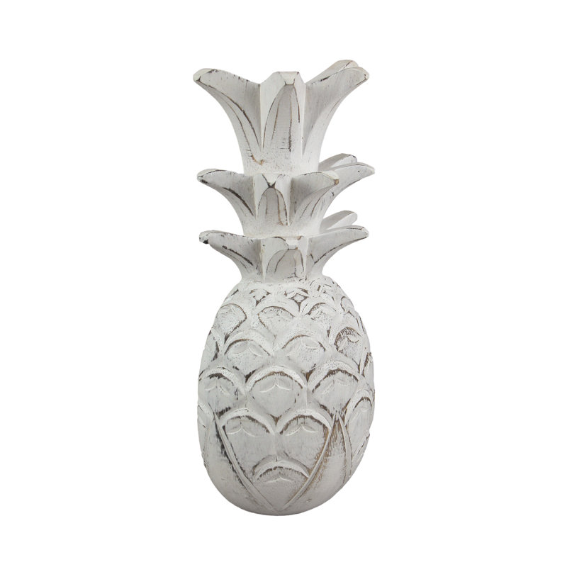 Déco murale Ananas, H 10 po x l 4,5 po x P 2 po