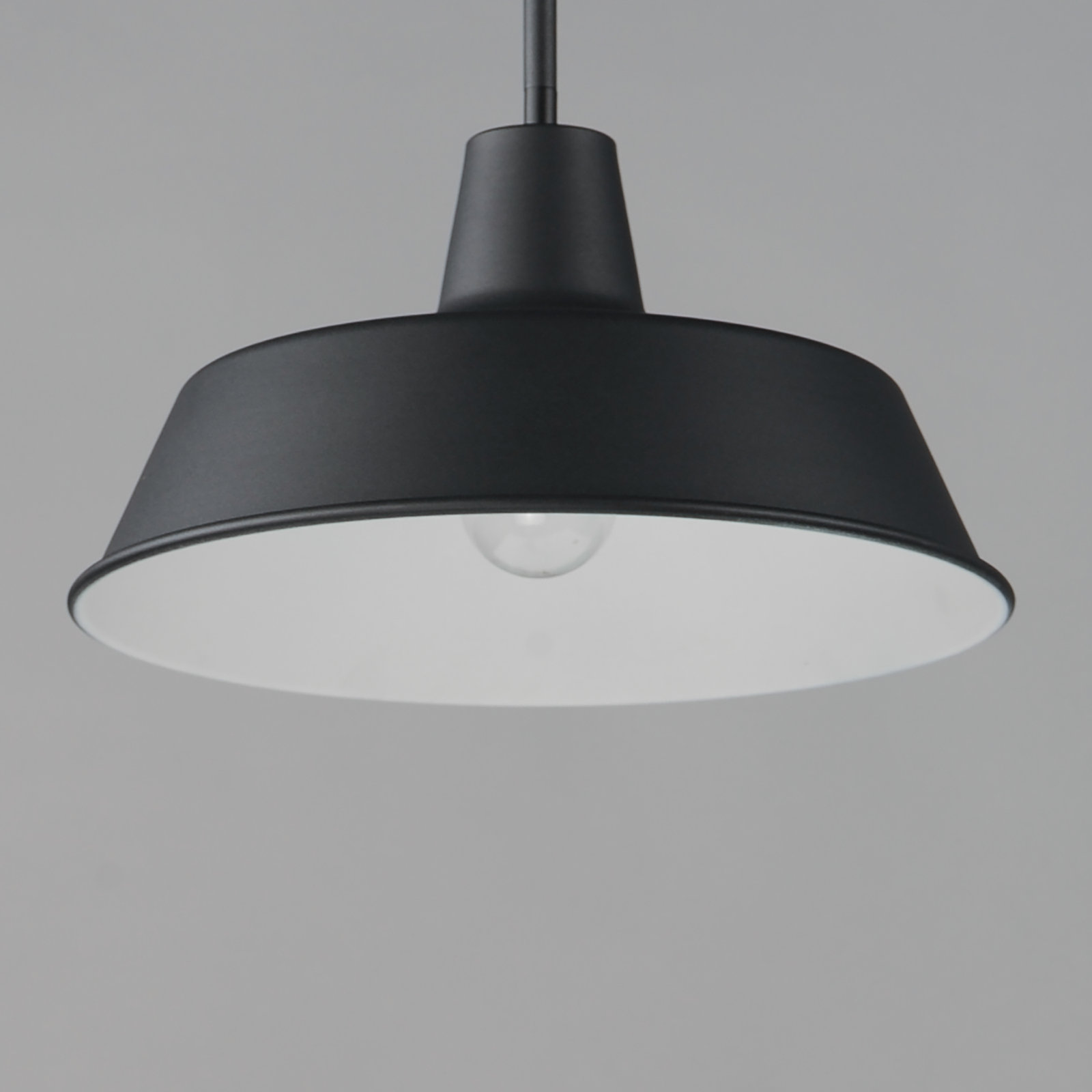 Jorgie Outdoor Steel Pendant, Black
