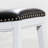 24" Counter Stool In White And Black Leather - Functional Classy Seat Comfortable Stylish Choice-651176344-651176347
