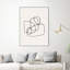 Simple Lines' Framed Canvas-1182161374
