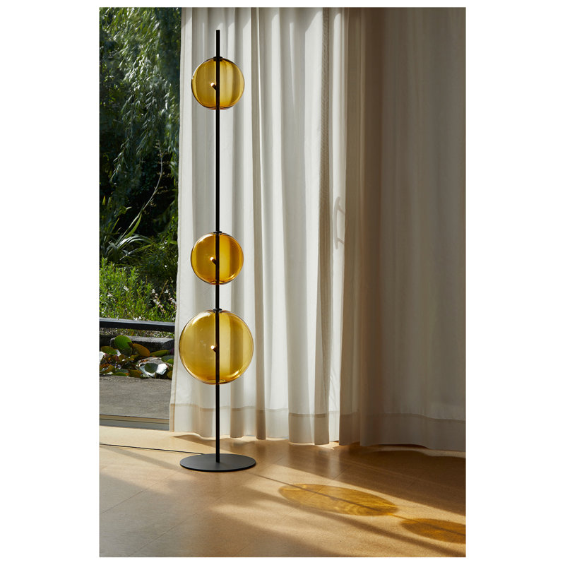 Point Floor Lamp Modular Amber, Amber
