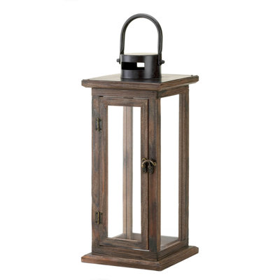 LANTERNE EN BOIS LODGE