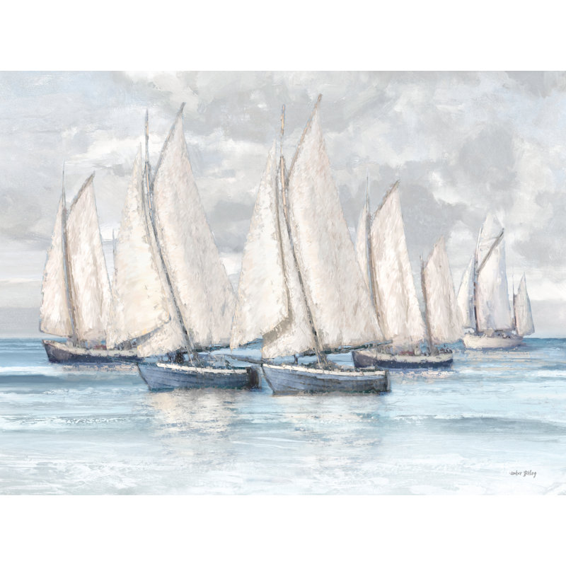 «Sail Away» par Amber Sterling, Sans cadre, toile, Pas de tapis, H 18 po x l 18 po