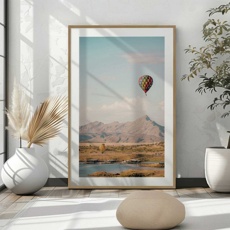 Floating Dreams Print, 37.25" H x 25.25" W x 1.25" D, Weathered Zinc Framed