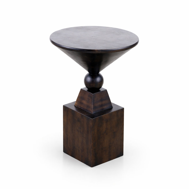 Table de bout en bois massif Agrima