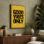 Good Vibes Only Typography - Wrapped Canvas-1558021827-1558021833